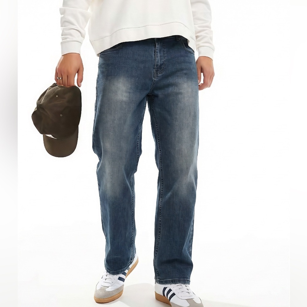 Refinery Republic Tapered Jeans Mens 40x32 Measures 41x30.5 Blue Denim